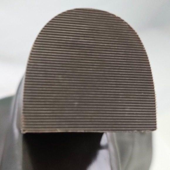 Isola Over the Knee Boots Womens Size 9.5M Steel Gray Leather Block Heel 6414308 - Picture 14 of 16